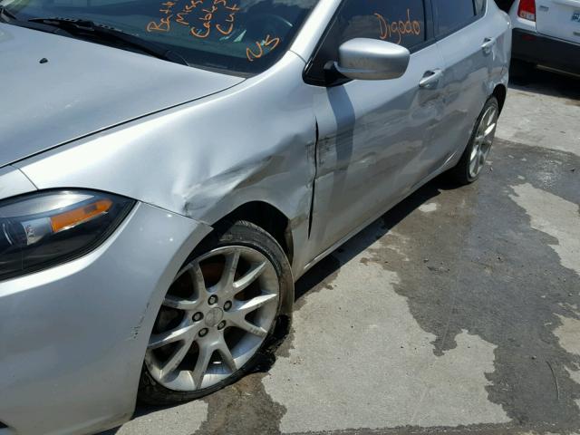 1C3CDFBA6DD294825 - 2013 DODGE DART SXT SILVER photo 9