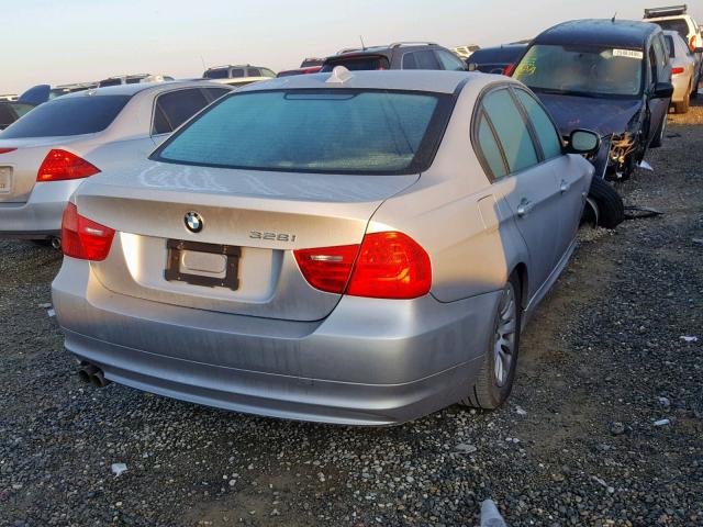 WBAPH57579NM34371 - 2009 BMW 328 I SULE SILVER photo 4