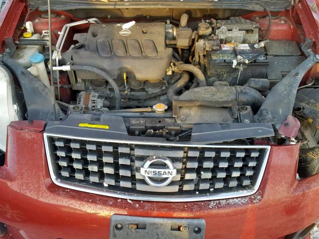 3N1AB61E77L643215 - 2007 NISSAN SENTRA 2.0 RED photo 7