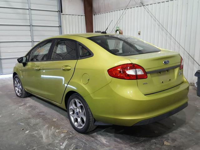 3FADP4CJ8CM181185 - 2012 FORD FIESTA SEL GREEN photo 3