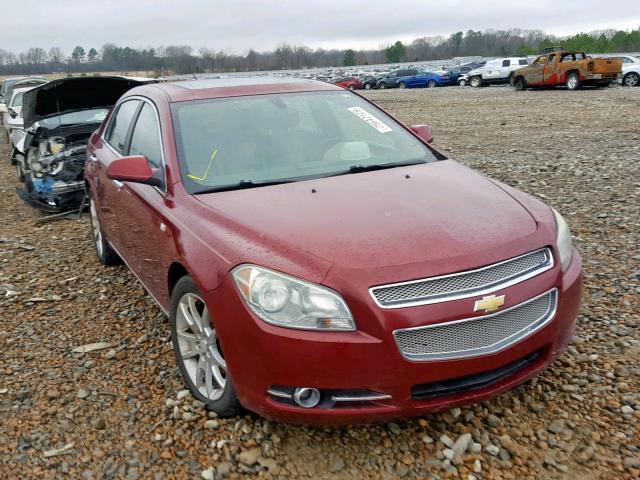 1G1ZK57778F257918 - 2008 CHEVROLET MALIBU LTZ RED photo 1