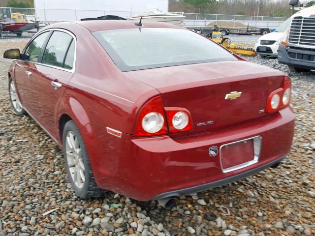 1G1ZK57778F257918 - 2008 CHEVROLET MALIBU LTZ RED photo 3