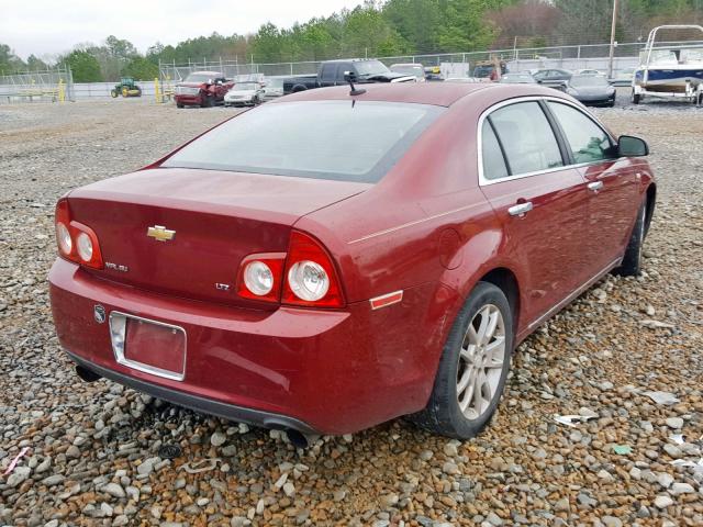 1G1ZK57778F257918 - 2008 CHEVROLET MALIBU LTZ RED photo 4