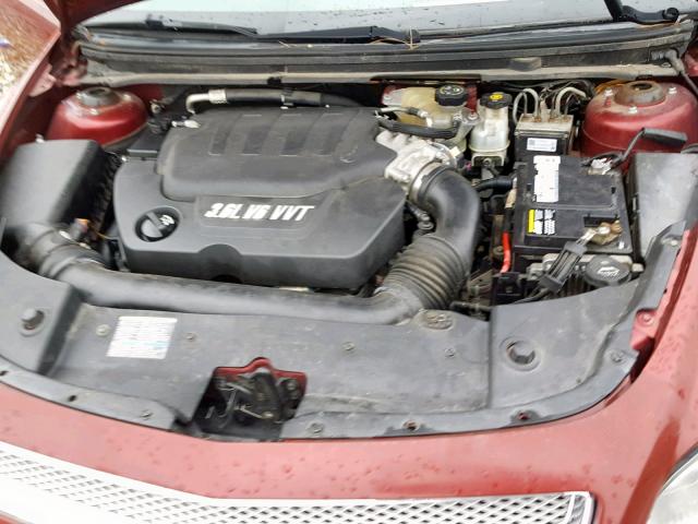 1G1ZK57778F257918 - 2008 CHEVROLET MALIBU LTZ RED photo 7