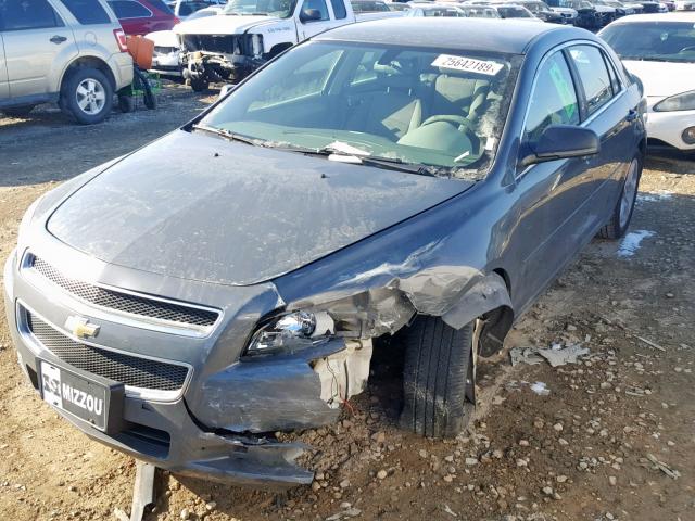 1G1ZG57B39F182139 - 2009 CHEVROLET MALIBU LS Сұр фото 2