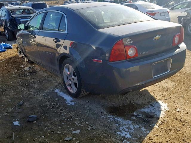 1G1ZG57B39F182139 - 2009 CHEVROLET MALIBU LS Сұр фото 3