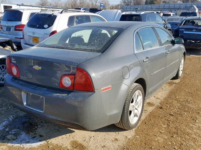 1G1ZG57B39F182139 - 2009 CHEVROLET MALIBU LS Сұр фото 4