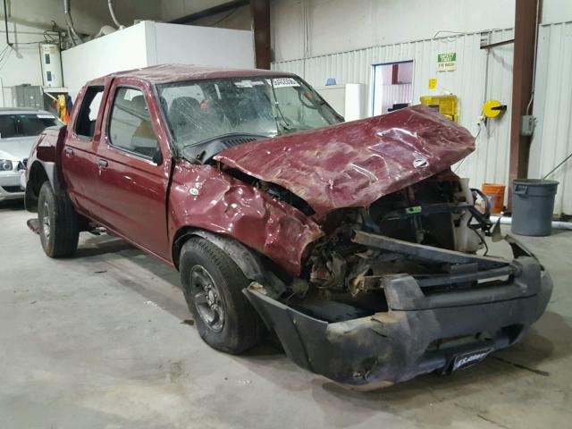 1N6ED27T82C374442 - 2002 NISSAN FRONTIER C RED photo 1