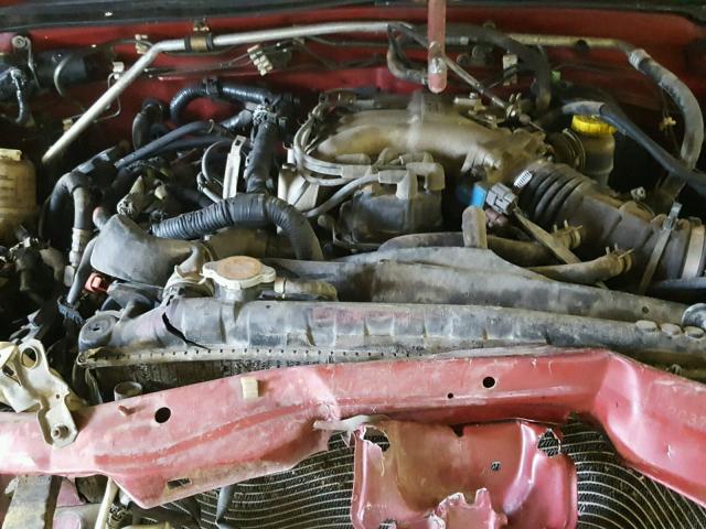 1N6ED27T82C374442 - 2002 NISSAN FRONTIER C RED photo 7