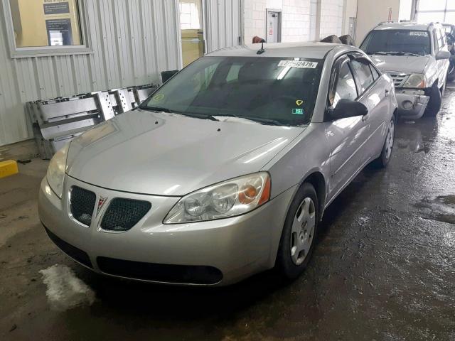 1G2ZF57B184243920 - 2008 PONTIAC G6 VALUE L SILVER photo 2