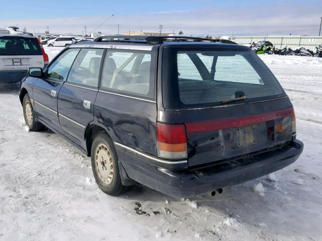 4S3BJ6323N6906346 - 1992 SUBARU LEGACY L A BLACK photo 3