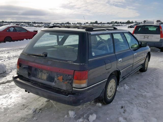 4S3BJ6323N6906346 - 1992 SUBARU LEGACY L A BLACK photo 4