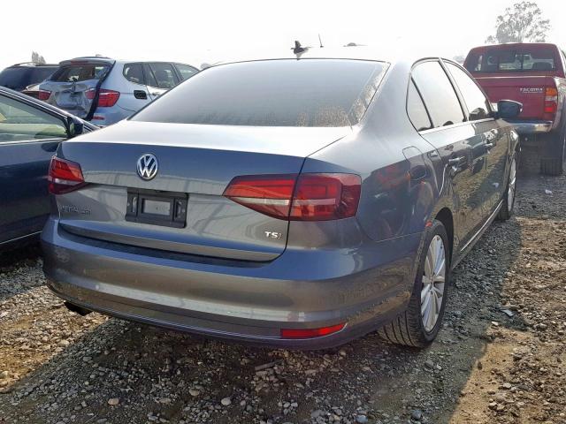 3VWL17AJ7GM206429 - 2016 VOLKSWAGEN JETTA SEL GRAY photo 4