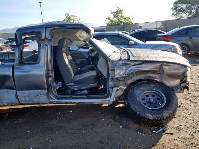 1FTYR14U56PA44670 - 2006 FORD RANGER SUP GRAY photo 10