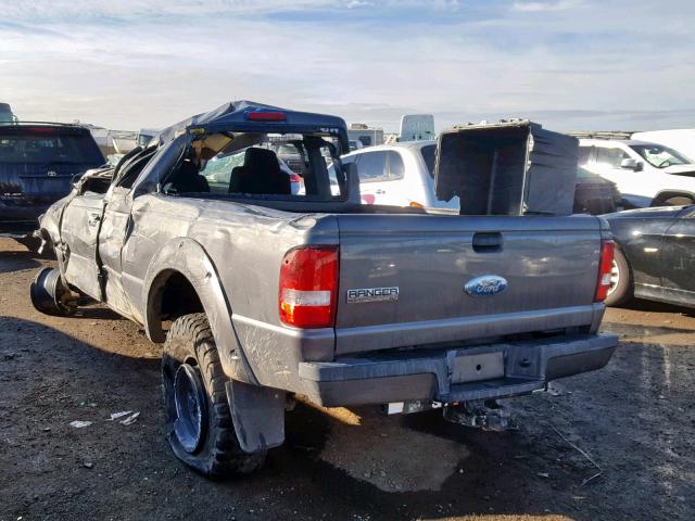 1FTYR14U56PA44670 - 2006 FORD RANGER SUP GRAY photo 3