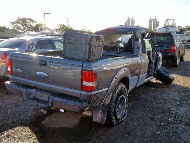 1FTYR14U56PA44670 - 2006 FORD RANGER SUP GRAY photo 4