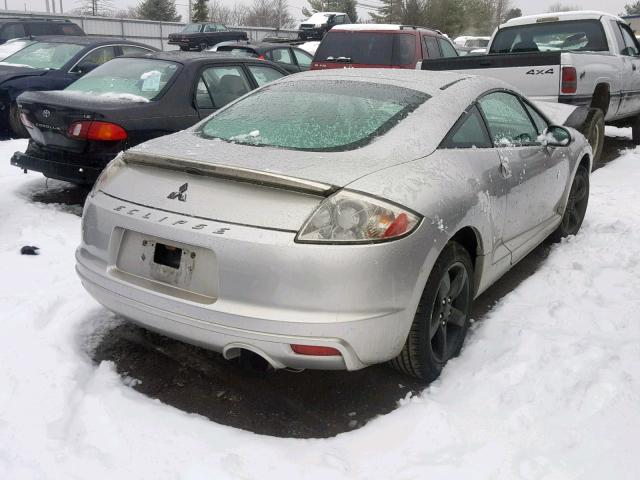 4A3AK24F39E013475 - 2009 MITSUBISHI ECLIPSE GS SILVER photo 4