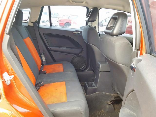 1B3HB48B28D566922 - 2008 DODGE CALIBER SX ORANGE photo 6