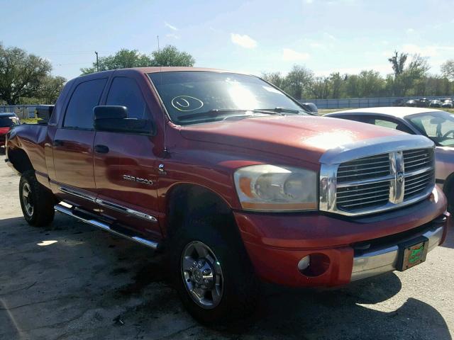 3D3KS29C46G165685 - 2006 DODGE RAM 2500 BURGUNDY photo 1