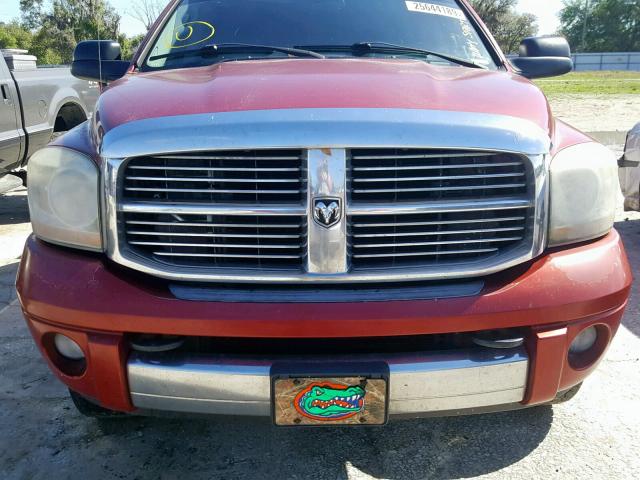 3D3KS29C46G165685 - 2006 DODGE RAM 2500 BURGUNDY photo 9