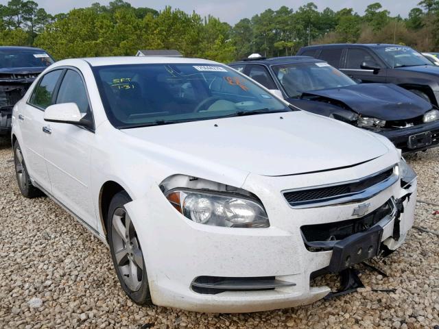 1G1ZC5EU6CF297051 - 2012 CHEVROLET MALIBU 1LT WHITE photo 1
