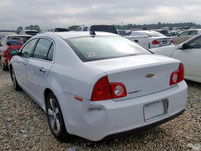 1G1ZC5EU6CF297051 - 2012 CHEVROLET MALIBU 1LT WHITE photo 3
