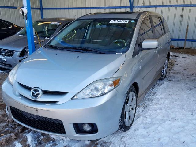 JM1CR293570147534 - 2007 MAZDA 5 SILVER photo 2