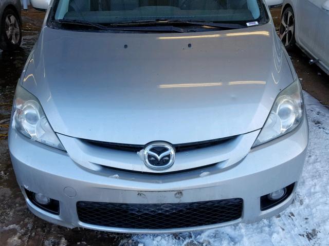 JM1CR293570147534 - 2007 MAZDA 5 SILVER photo 7