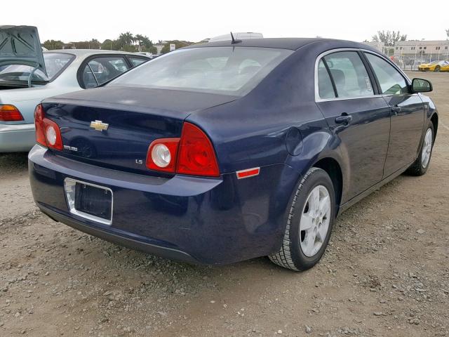 1G1ZG57B384235366 - 2008 CHEVROLET MALIBU LS BLUE photo 4