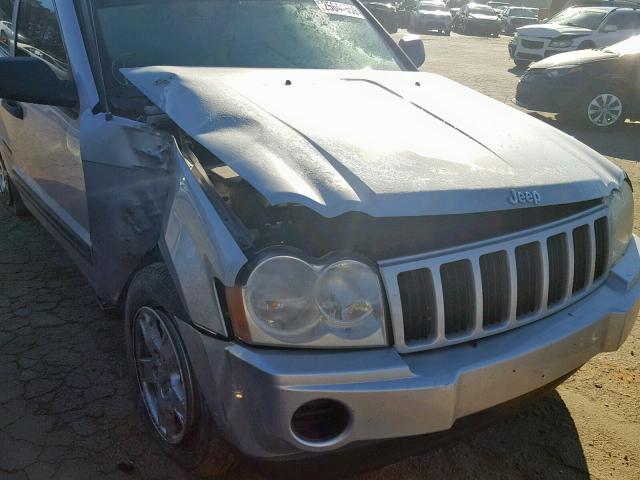 1J4GS48K35C655890 - 2005 JEEP GRAND CHER SILVER photo 9