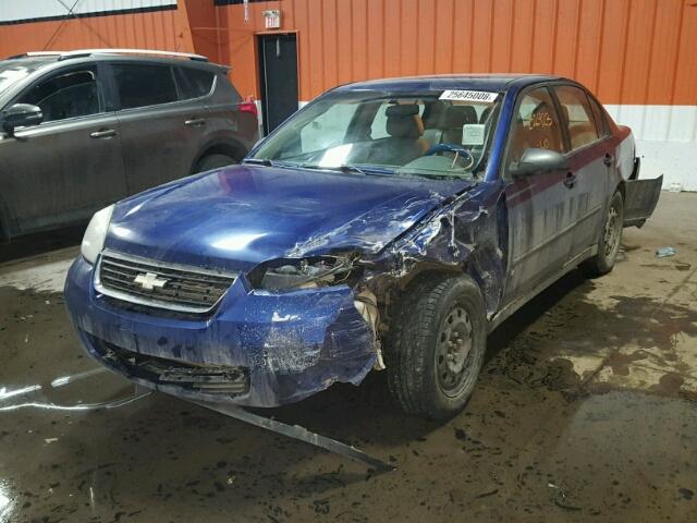 1G1ZS51F96F191837 - 2006 CHEVROLET MALIBU LS BLUE photo 2