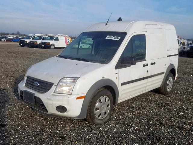 NM0LS7BNXDT133214 - 2013 FORD TRANSIT CO WHITE photo 2