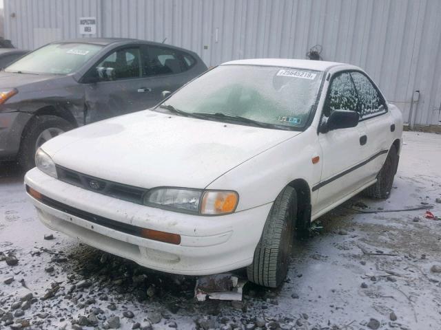 JF1GC4357TH512399 - 1996 SUBARU IMPREZA L WHITE photo 2