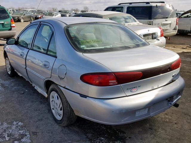 3FAFP13P31R185155 - 2001 FORD ESCORT SILVER photo 3