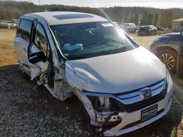 5FNRL6H95JB059486 - 2018 HONDA ODYSSEY EL WHITE photo 1