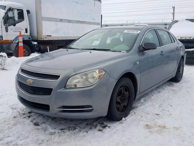 1G1ZG57B08F182890 - 2008 CHEVROLET MALIBU LS GRAY photo 2