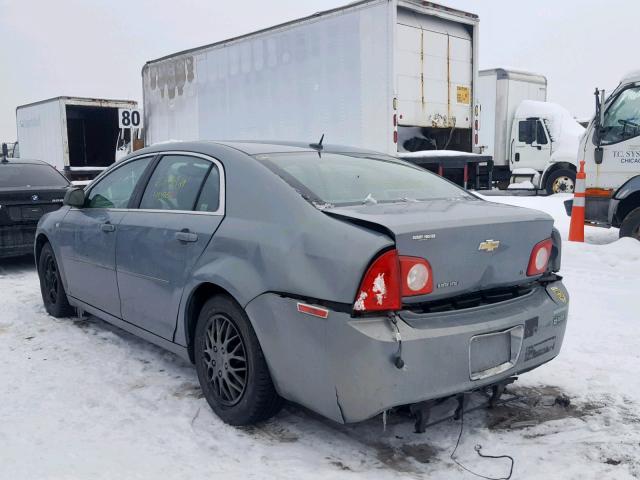 1G1ZG57B08F182890 - 2008 CHEVROLET MALIBU LS GRAY photo 3