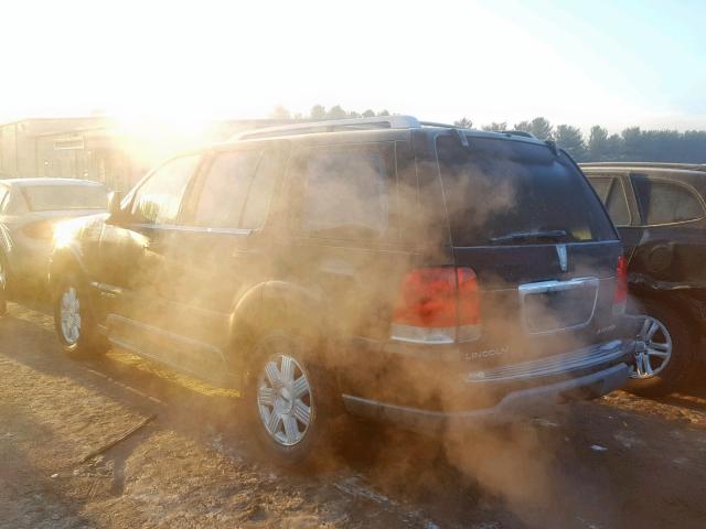 5LMEU78H53ZJ39109 - 2003 LINCOLN AVIATOR 黑色 照片 3