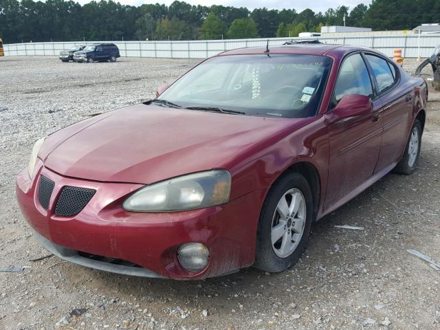 2G2WS522051187806 - 2005 PONTIAC GRAND PRIX MAROON photo 2