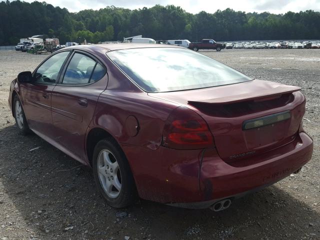 2G2WS522051187806 - 2005 PONTIAC GRAND PRIX MAROON photo 3