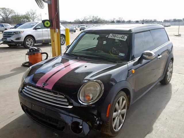 WMWML33599TX35733 - 2009 MINI COOPER CLU BLACK photo 2