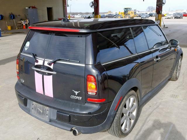 WMWML33599TX35733 - 2009 MINI COOPER CLU BLACK photo 4