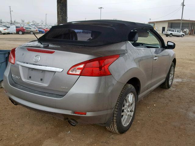 JN8AZ1FY3BW003363 - 2011 NISSAN MURANO CRO SILVER photo 4