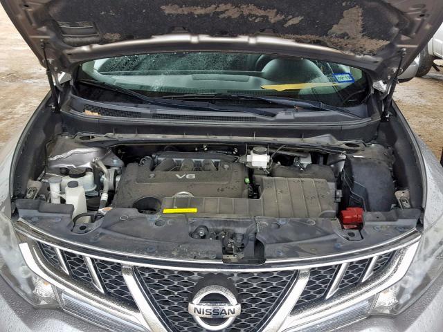 JN8AZ1FY3BW003363 - 2011 NISSAN MURANO CRO SILVER photo 7