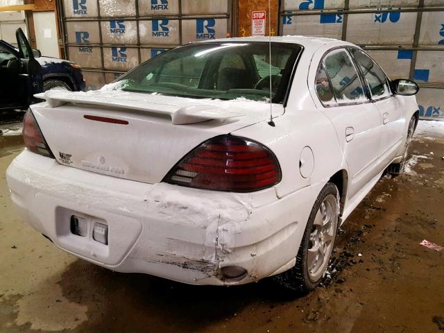 1G2NF52E24M642264 - 2004 PONTIAC GRAND AM S WHITE photo 4