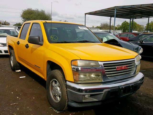 1GTCS138758105321 - 2005 GMC CANYON YELLOW photo 1