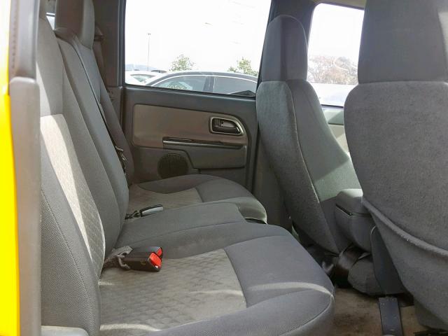 1GTCS138758105321 - 2005 GMC CANYON YELLOW photo 6