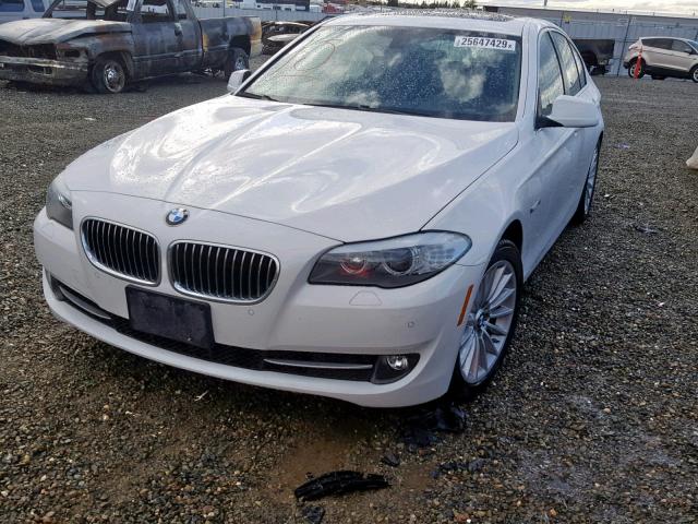 WBAFR7C51DC828527 - 2013 BMW 535 I WHITE photo 2