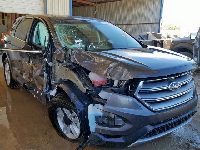 2FMPK3J91JBC35543 - 2018 FORD EDGE SEL CHARCOAL photo 1