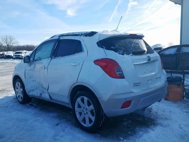 KL4CJHSB6FB196251 - 2015 BUICK ENCORE PRE WHITE photo 3